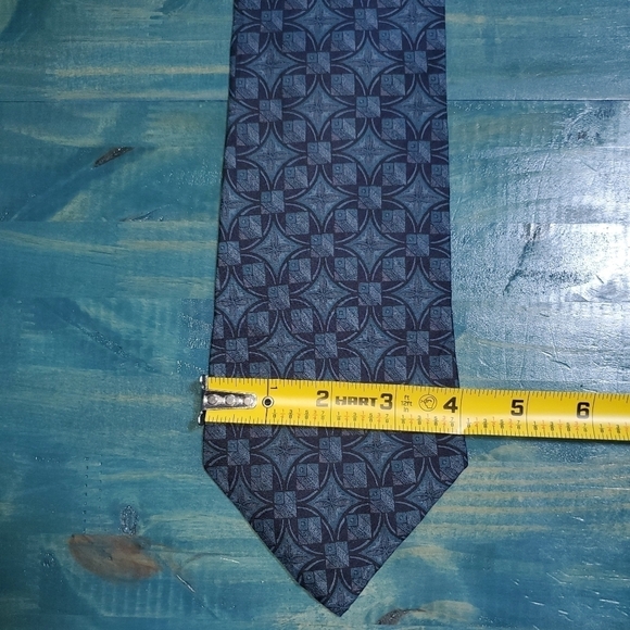 Blue Patterned CK Tie New - Picture 3 of 6